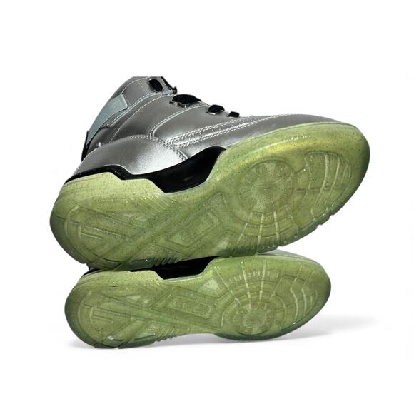 Patrick Ewing 33 Hi High Top Silver Basketball Shoes 1EW90148-057 Men’s size 8 - Picture 10 of 15